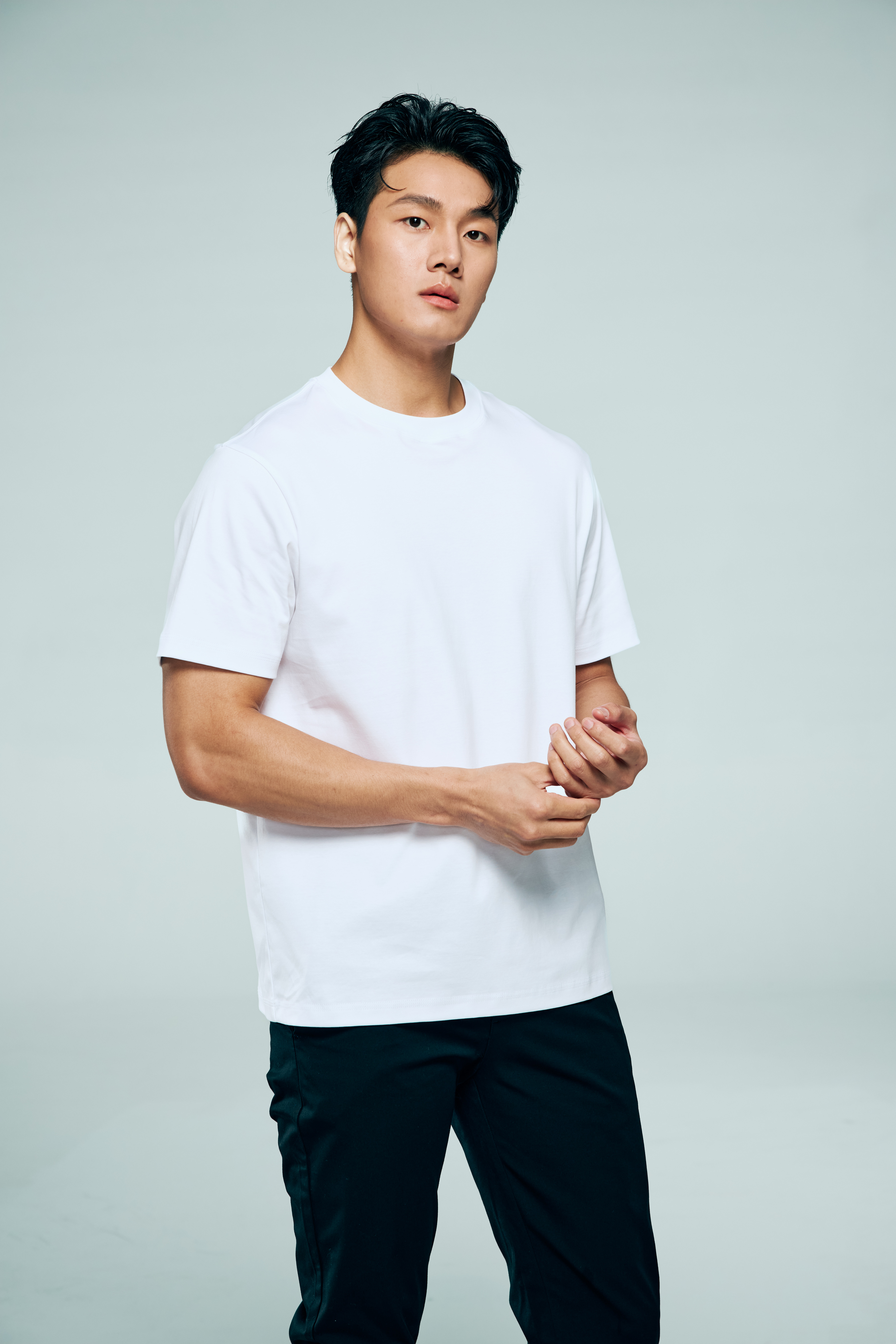 Luxe Touch White Crew